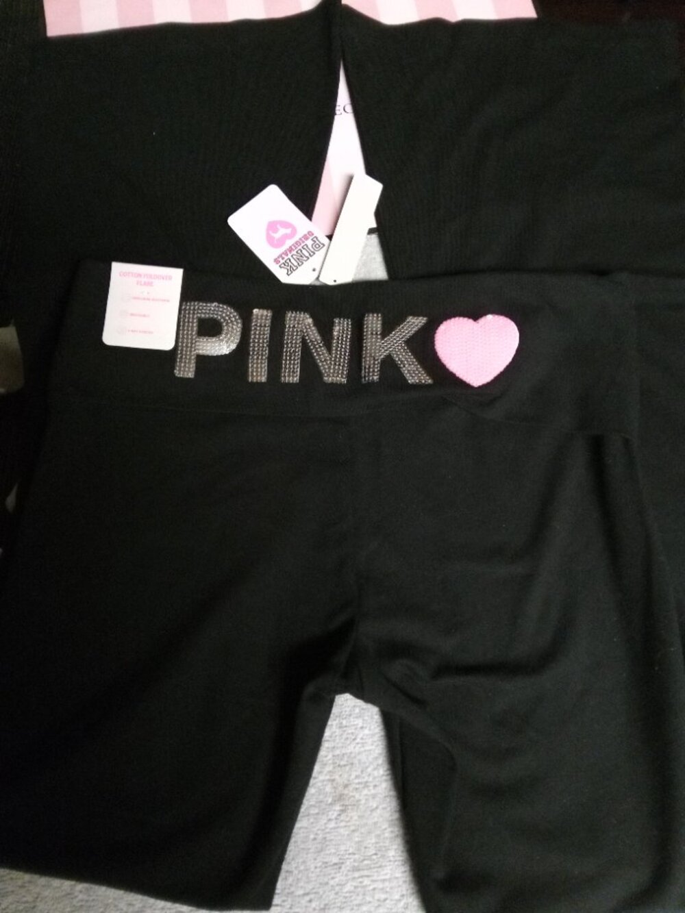 Victoria secret pink originals foldover leggings